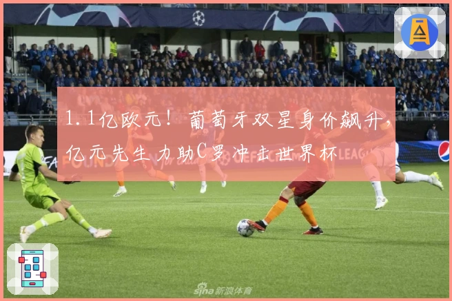 1.1亿欧元！葡萄牙双星身价飙升，亿元先生力助C罗冲击世界杯